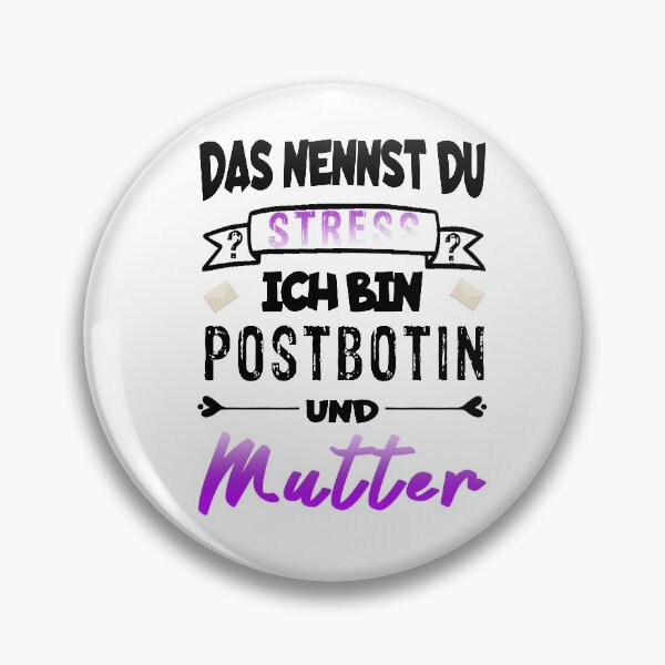 Item preview, You call that stress, I'm the postman and mother - black designed and sold by dJ-Design.