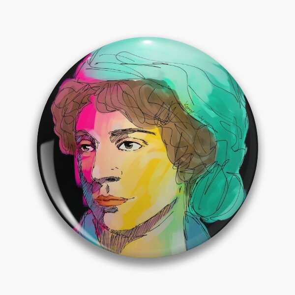 Item preview, Mary Wollstonecraft abstract painting designed and sold by KennyLucky.