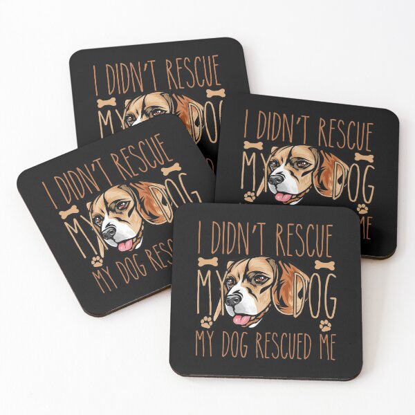 Artikelvorschau, Ich habe meinen Hund nicht gerettet. Mein Hund hat mich gerettet. Geschenkidee für Beagle-Besitzer, Slim Fit T-Shirt entworfen und verkauft von ayotees.