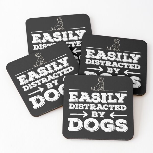 Item preview, Easily Distracted By Dogs Funny Dogs Lovers designed and sold by alipapi.