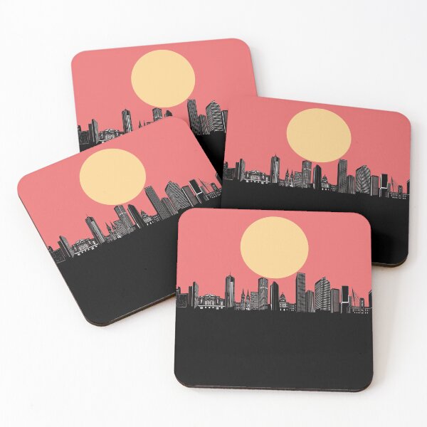 Item preview, denver skyline minimal designed and sold by BekimART2.