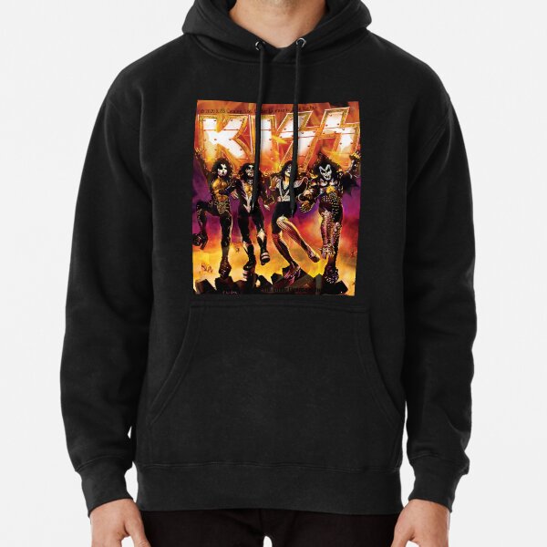 kiss the band t shirt Pullover Hoodie for Sale by Rajpramanik Redbubble