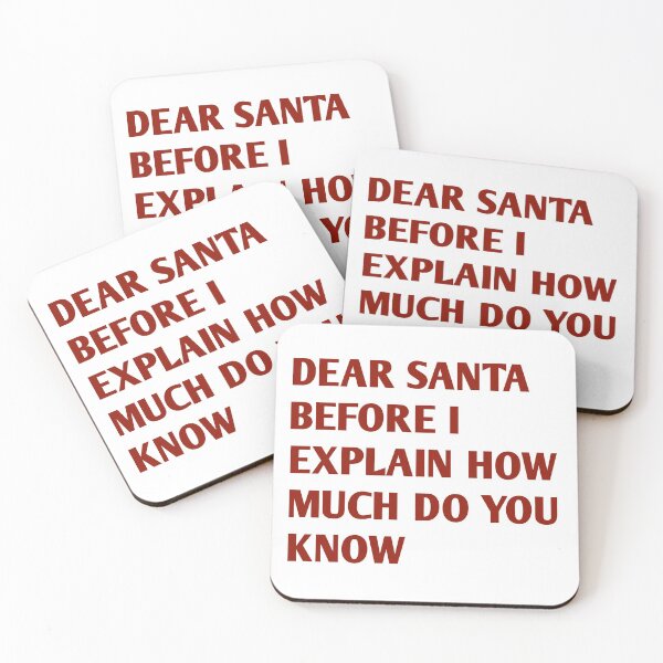 Item preview, Querido Santa, antes de que te explique cuánto sabes designed and sold by Trendy Design.