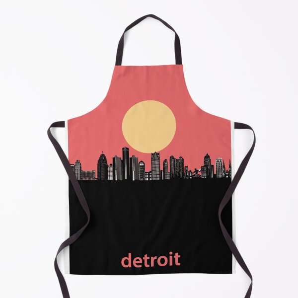 Item preview, detroit skyline minimal designed and sold by BekimART2.