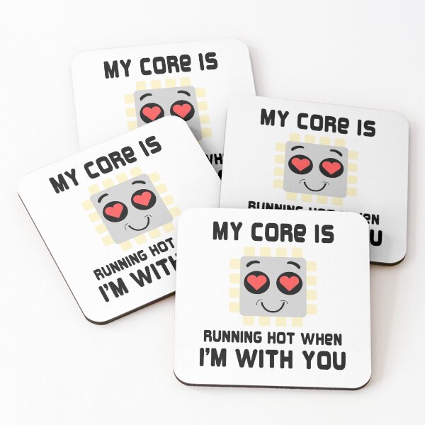 Item preview, My core is running hot when i'm with you - funny geek couple designed and sold by ImaginarySouls.