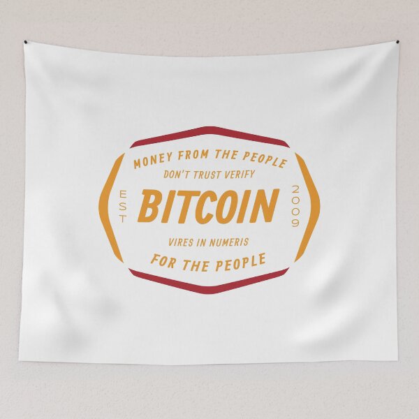 Item preview, Money From The People For The People Bitcoin Hodl designed and sold by Bitcoin-Gear.