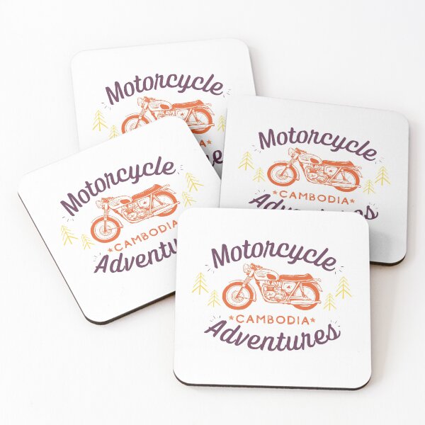 Item preview, Motorcycle Adventures Vintage Cambodia Southeast Asia designed and sold by Hoiho Adventure Shirts.