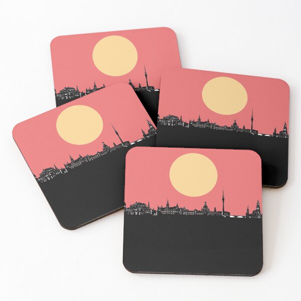 Item preview, dresden skyline minimal designed and sold by BekimART2.