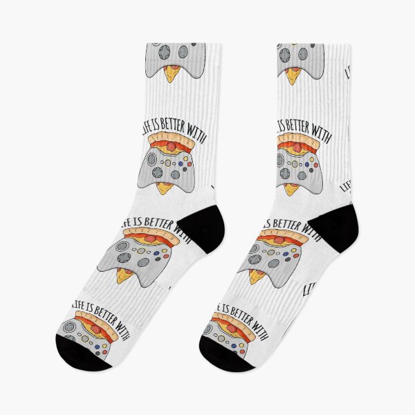 Item preview, Life Is Better With Pizza And Gaming Gift Idea For Pizza And Gaming Lover  designed and sold by kindxinn.