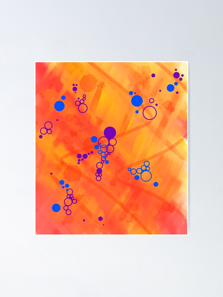 Alternate view of Paradise Waiting Abstract Poster