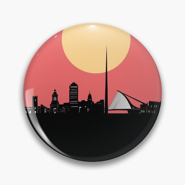Item preview, dublin skyline minimal designed and sold by BekimART2.