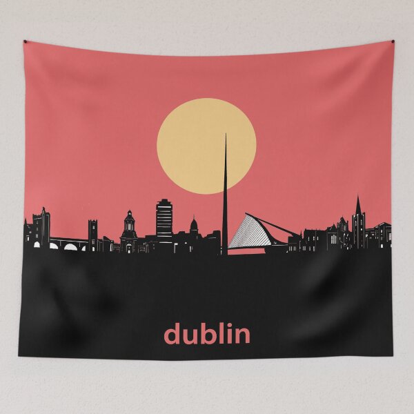 Item preview, dublin skyline minimal designed and sold by BekimART2.
