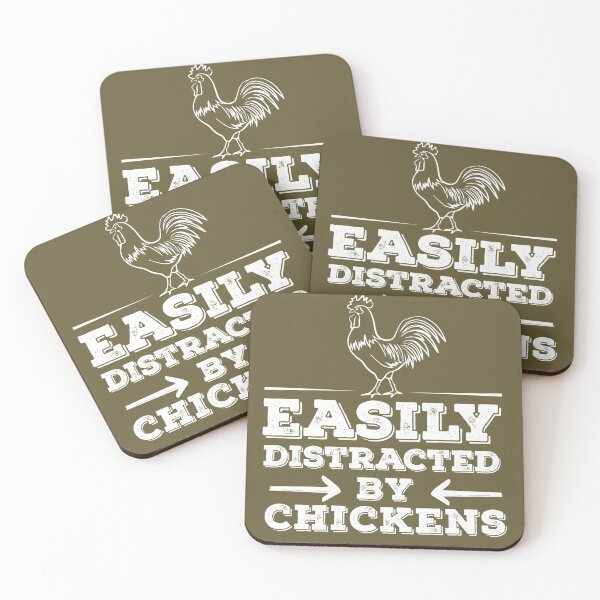 Item preview, Easily Distracted By Chickens Funny Chickens Lovers designed and sold by alipapi.