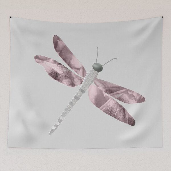 Item preview, Pretty metallic dragonflies with a cute embroidered dragonfly look.   Caroline Laursen Original. designed and sold by Caroline Laursen.