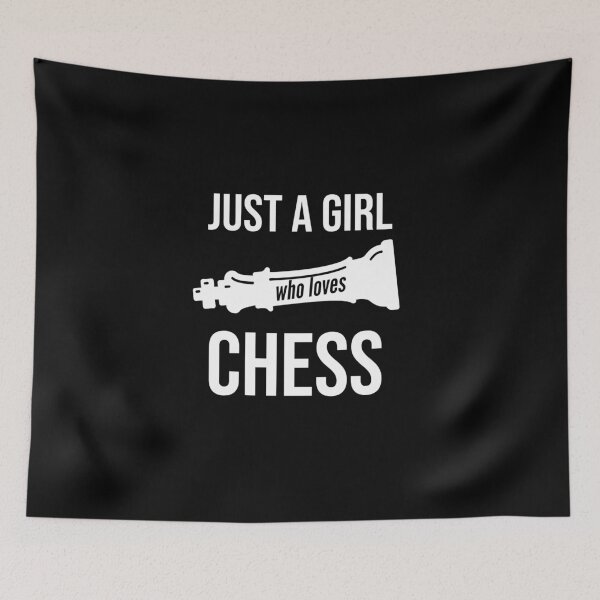 Item preview, Just A Girl Who Loves Chess designed and sold by sketchypages.