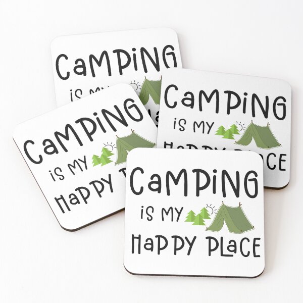 Item preview, happy camper svg, campingQuote Essential T-Shirt designed and sold by PilaStudio.