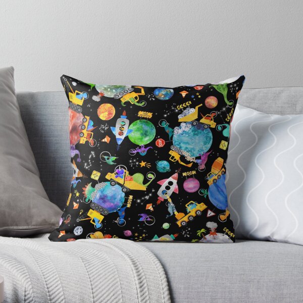 Space 2024 throw pillows