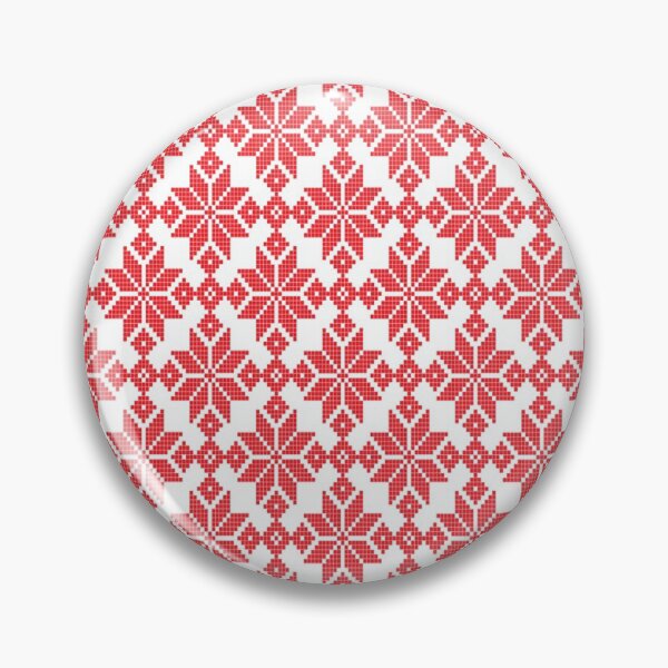 Item preview, Christmas Pattern - Classic Red Gradient Snowflakes designed and sold by KM KAMRON.