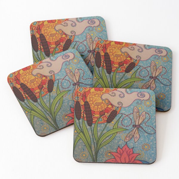 Item preview, Dragonfly Pond designed and sold by BlackwoodsINK.