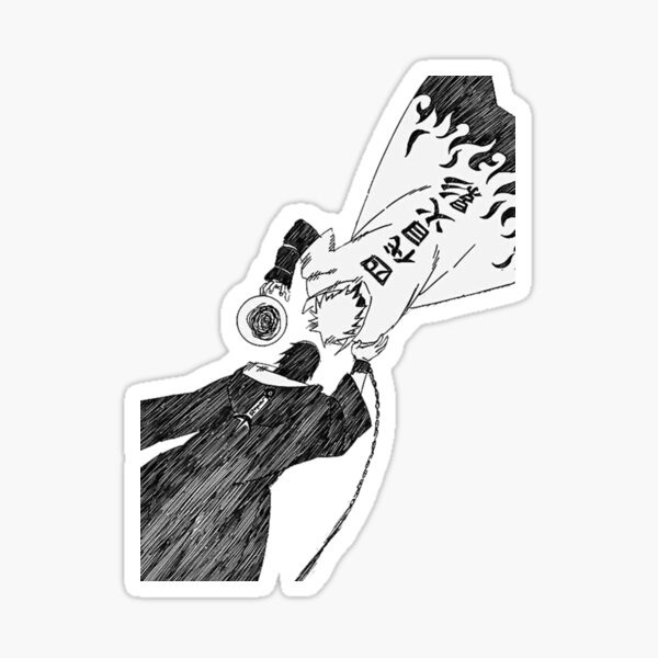 Combat pour l'humanité Ninja Sticker