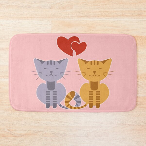 Item preview, Enamored cats with intertwined tails  designed and sold by Iryna Pakhomova.