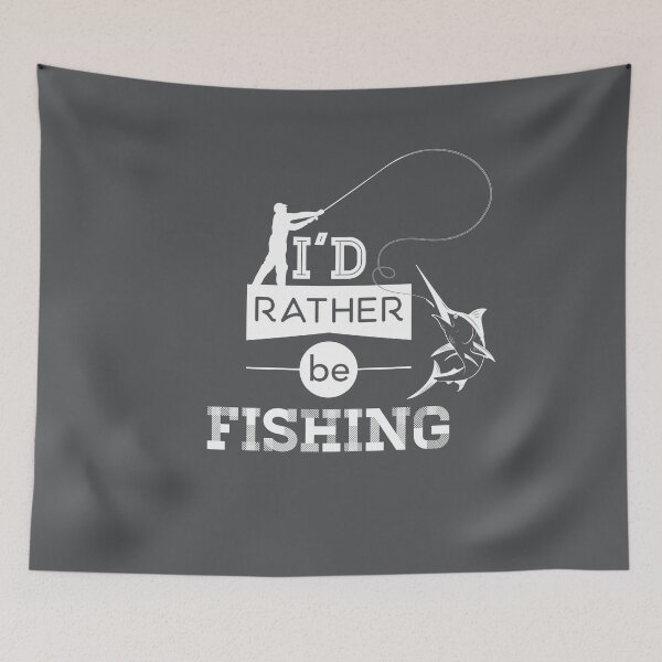 Item preview, I'd Rather Be Fishing  designed and sold by Mande Arts.