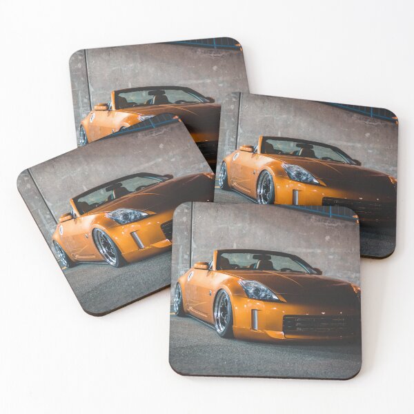 Item preview, Lowered Nissan 370Z on bags at night designed and sold by erikallen920.