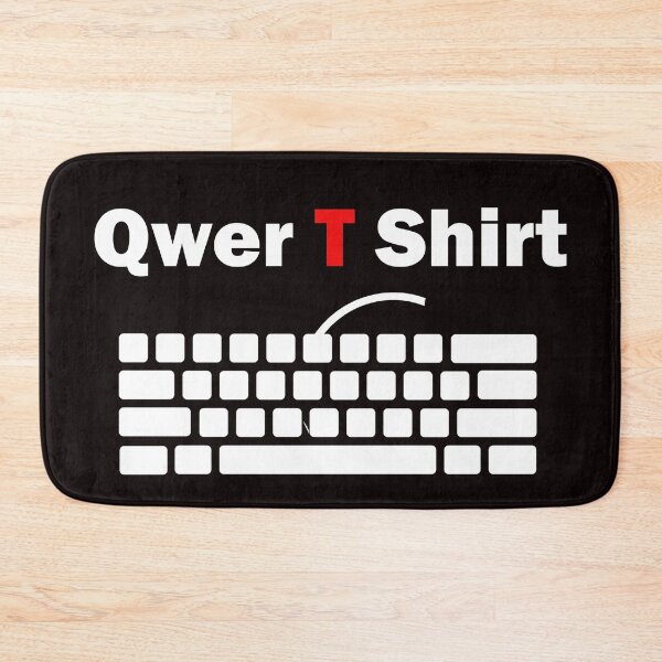 Item preview, QwerT Shirt Mechanical Keyboard  designed and sold by trendistic.