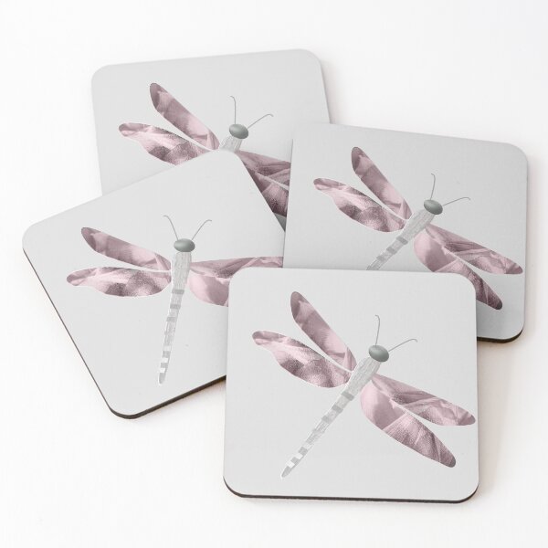 Item preview, Pretty metallic dragonflies with a cute embroidered dragonfly look.   Caroline Laursen Original. designed and sold by Caroline Laursen.