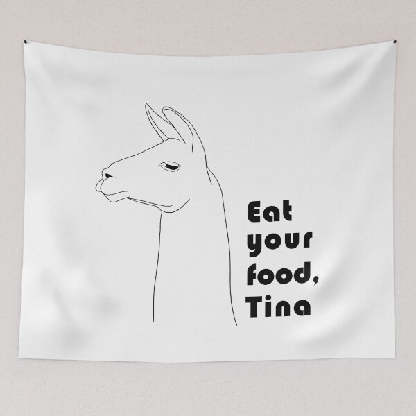 Item preview, Eat your food, Tina designed and sold by NickiPost.
