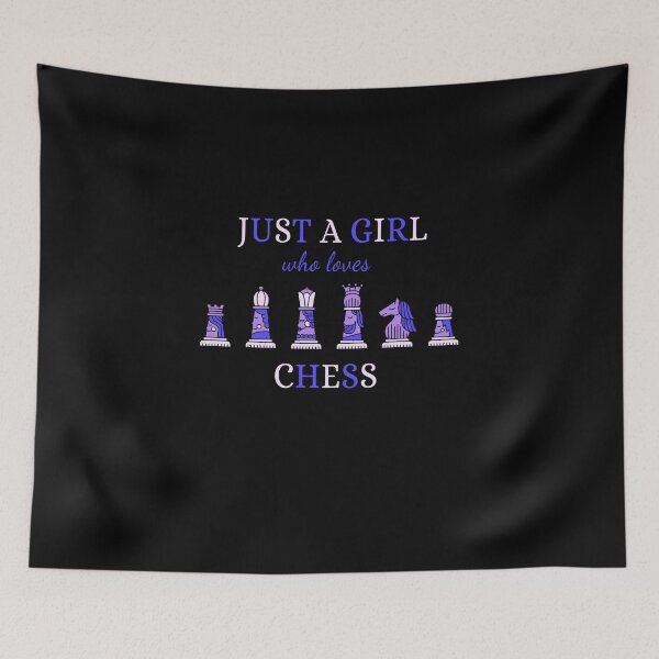 Item preview, Just A Girl Who Loves Chess designed and sold by sketchypages.