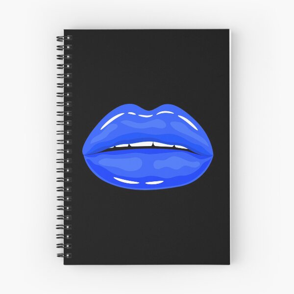 Item preview, Glossy Lips Blue Color designed and sold by MisPuHoney.