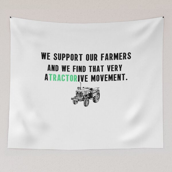 Item preview, Farmers protest. ( little thought to the people who suffer and art has forgotten them ) designed and sold by DognKitty.
