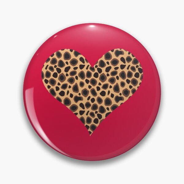Item preview, Leopard print Heart designed and sold by BampiQ.
