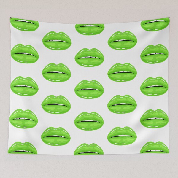 Item preview, Glossy Lips Fashion Green Color designed and sold by MisPuHoney.