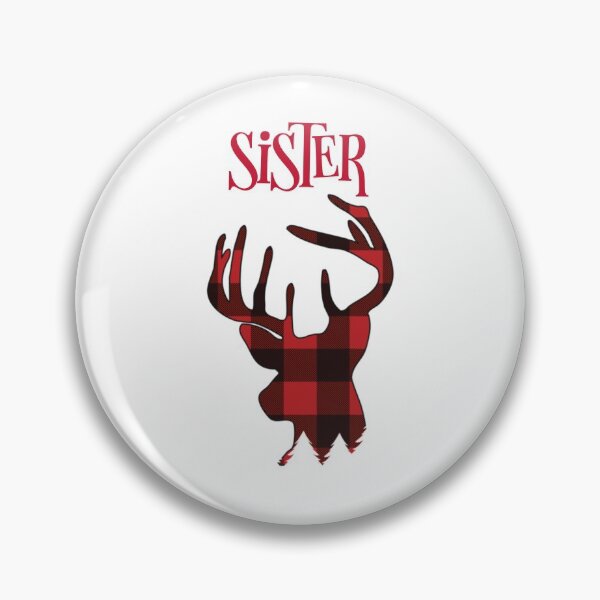 Item preview, Sister Deer Plaid Buffalo Christmas designed and sold by loveoceanair.