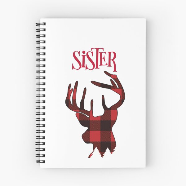 Item preview, Sister Deer Plaid Buffalo Christmas designed and sold by loveoceanair.