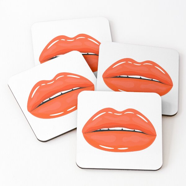Item preview, Glossy Lips Orange Color designed and sold by MisPuHoney.