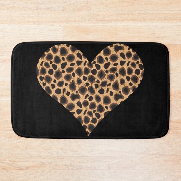 Item preview, Distressed Leopard print Heart designed and sold by BampiQ.