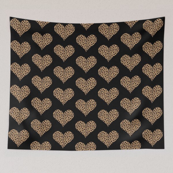 Item preview, Distressed Leopard print Heart designed and sold by BampiQ.