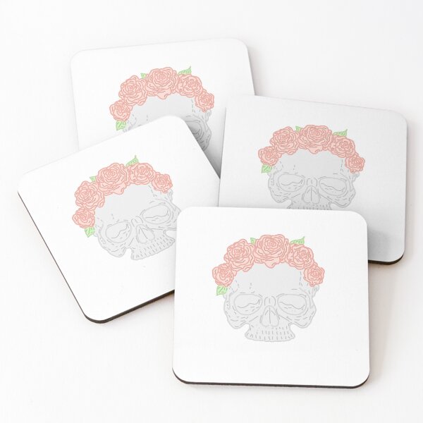 Item preview, Flower Skull designed and sold by DragonflyDesk.