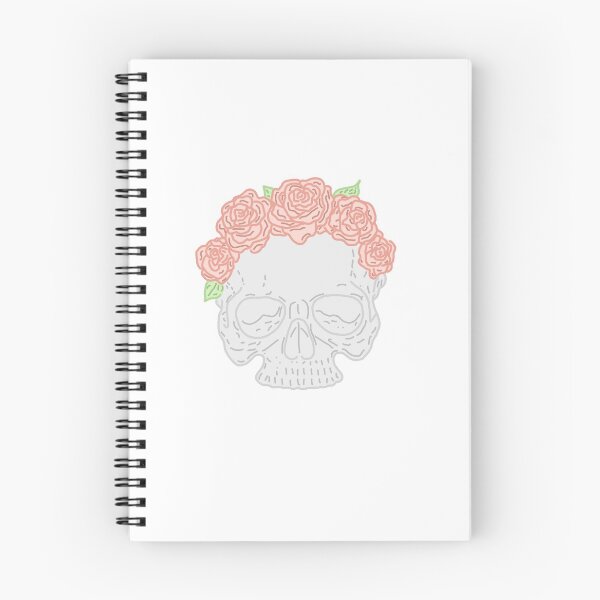 Item preview, Flower Skull designed and sold by DragonflyDesk.