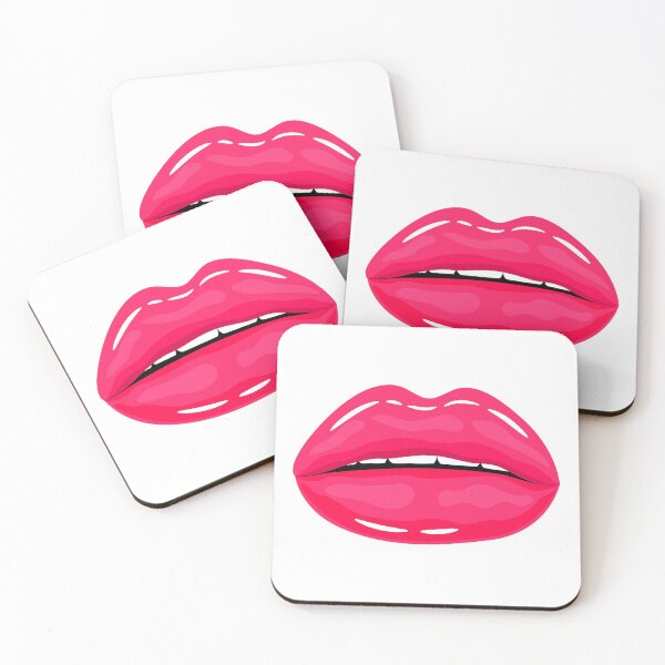 Item preview, Glossy Lips Pink Color for Cute and Lovely girls designed and sold by MisPuHoney.