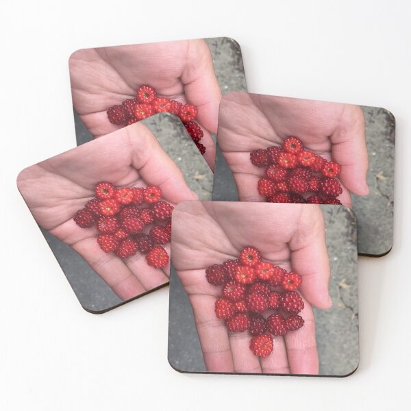 Item preview, Handful of wild Raspberries at upper Avery Creek designed and sold by Taleta Hollis.