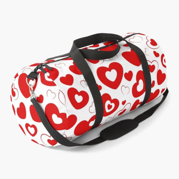 Item preview, Red Solid and Frame Hearts on White Background designed and sold by Darcy777.
