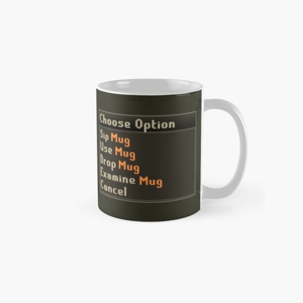 Sip Mug Osrs Item Menu Classic Mug