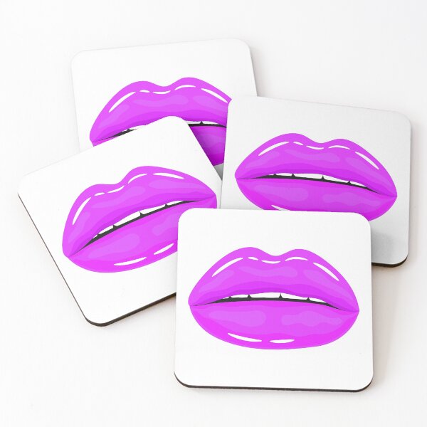 Item preview, Purple Glossy Lips Love designed and sold by MisPuHoney.