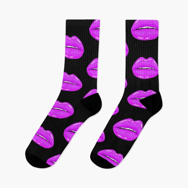 Item preview, Purple Glossy Lips Love designed and sold by MisPuHoney.