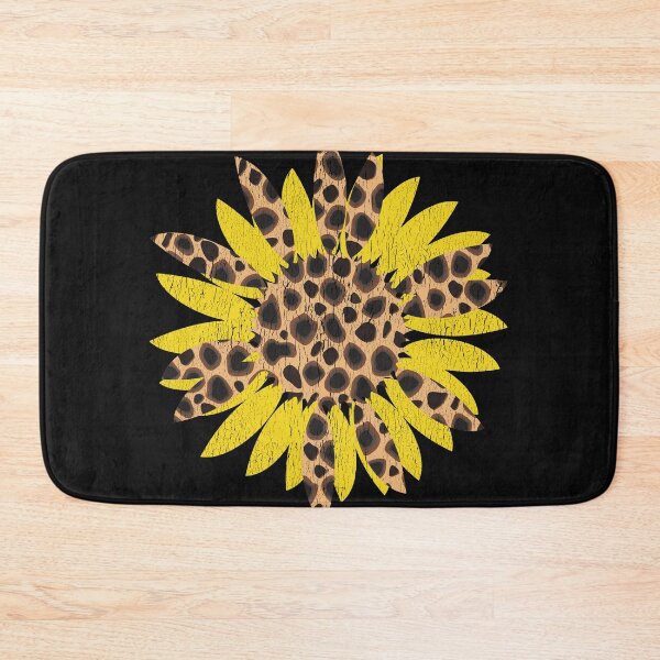 Item preview, Distressed Leopard print Sunflower designed and sold by BampiQ.
