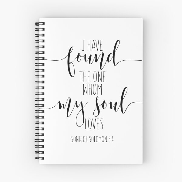 Item preview, I Have Found The One Whom My Soul Loves, Song Of Solomon 3:4. Bible Verse, Wedding Decor designed and sold by aenaonartwork.